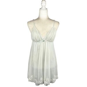 OSCAR DE LA RENTA Vintage Pink Label Lacy Negligee Teddy